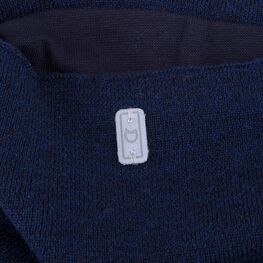 07712118-20 Шерстяной вязаный снуд темно-синий для мальчики темно-синий фото №3