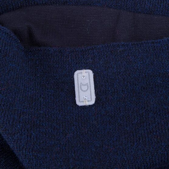 07712118-20 Шерстяной вязаный снуд темно-синий для мальчики темно-синий фото №3