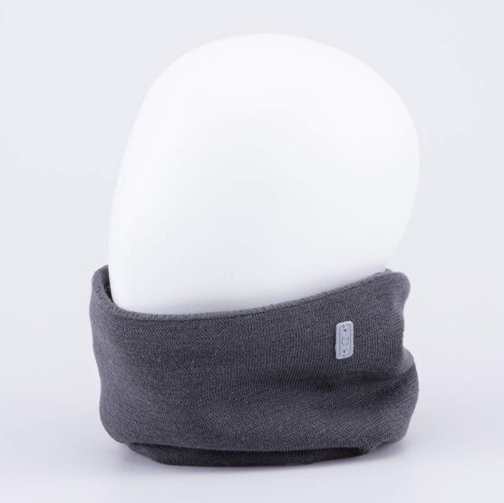 07712118-21 Шерстяной вязаный снуд темно-серый для мальчики темно-серый