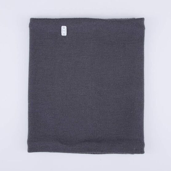 07712118-21 Шерстяной вязаный снуд темно-серый для мальчики темно-серый фото №2