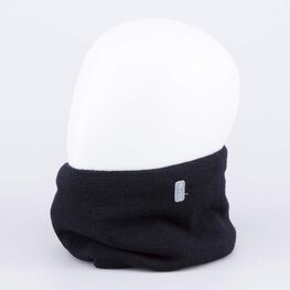 07712123-20 Шерстяной вязаный снуд черный для мальчики черный