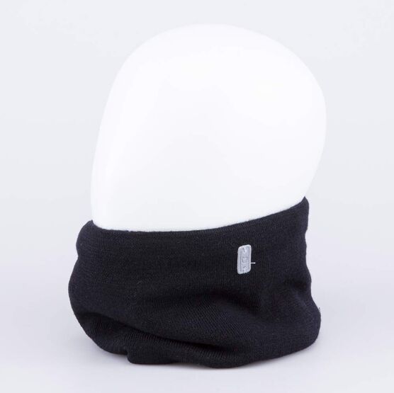 07712123-20 Шерстяной вязаный снуд черный для мальчики черный