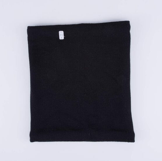 07712123-20 Шерстяной вязаный снуд черный для мальчики черный фото №2