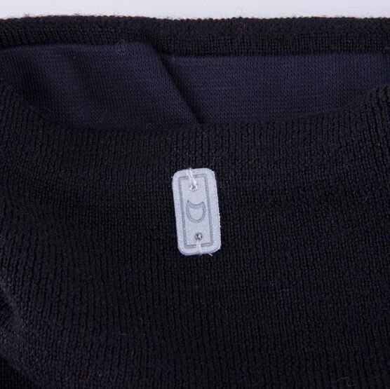 07712123-20 Шерстяной вязаный снуд черный для мальчики черный фото №3