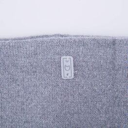 07712126-20 Шерстяной вязаный снуд серый для мальчики серый фото №2