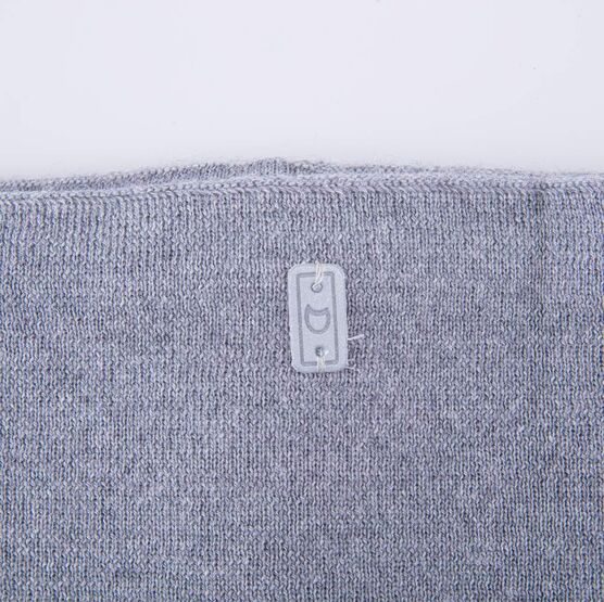 07712126-20 Шерстяной вязаный снуд серый для мальчики серый фото №2