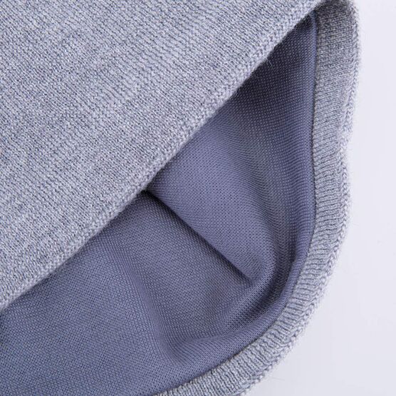 07712126-20 Шерстяной вязаный снуд серый для мальчики серый фото №4