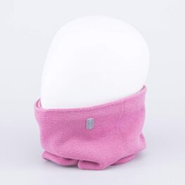 07812113-20 Шерстяной вязаный снуд розовый для девочки розовый