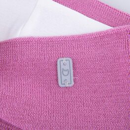 07812113-20 Шерстяной вязаный снуд розовый для девочки розовый фото №3