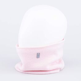 07812114-20 Шерстяной вязаный снуд светло-розовый для девочки светло-розовый