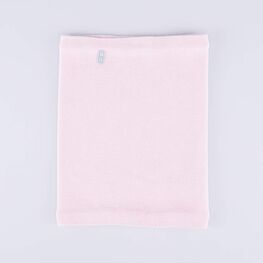 07812114-20 Шерстяной вязаный снуд светло-розовый для девочки светло-розовый фото №2