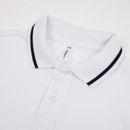 07701007-60 Футболка-поло с коротким рукавом белый для мальчики белый фото №3