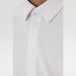 07703014-60 Белая рубашка с длинным рукавом для мальчика для мальчики белый фото №4