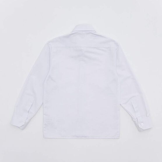 07703016-60 Рубашка-сорочка с длинным рукавом для мальчика для мальчики белый фото №2