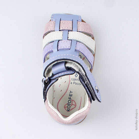 022085-22 Туфли летние для девочки сиреневый фото №4