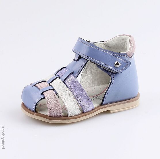022085-22 Туфли летние для девочки сиреневый