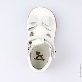 032089-21 Туфли для девочки белый фото №4