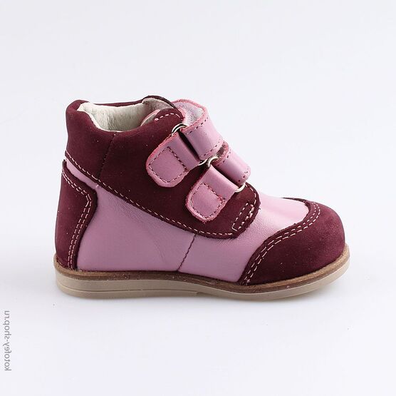 052120-22 Ботинки для девочки роз-бор фото №2