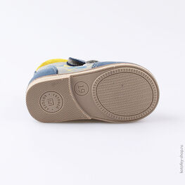 052125-23 Ботинки для мальчики син-сер фото №3