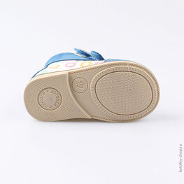 052130-24 Ботинки для девочки син-бел-роз фото №3