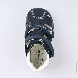 122106-24 Сандалии для мальчика для мальчики синий фото №4