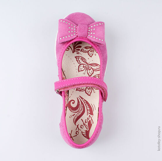 432119-76 Туфли для девочки фуксия фото №4