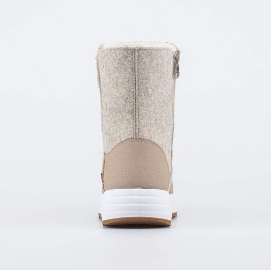 767059-41 Валенки-полусапожки на молнии для девочки бежевый фото №5