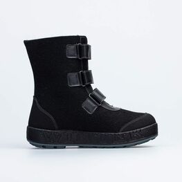 957008-03 Войлочные ботинки без подкладки для мальчики черный фото №2