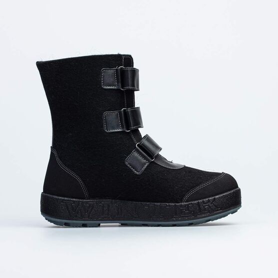 957008-03 Войлочные ботинки без подкладки для мальчики черный фото №2