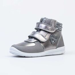 552222-31 Ботинки для девочки серебрист.