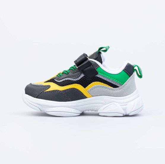 344355-71 Кроссовки для мальчики сер-зел фото №2