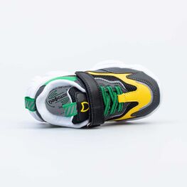 344355-71 Кроссовки для мальчики сер-зел фото №4