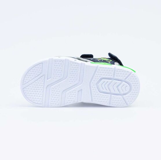 324034-11 Пляжная обувь с LED-подсветкой на подошве для мальчики син-зел фото №3