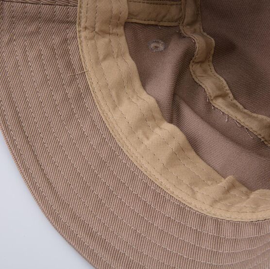 07710029-40 Бежевая хлопковая панама для мальчики бежевый фото №4