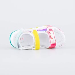 524088-21 Сандалии на липучках для девочки для девочки белый фото №4