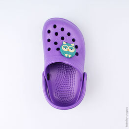 03014001-40 Украшение для обуви Сова для универсальные бирюзовый фото №2