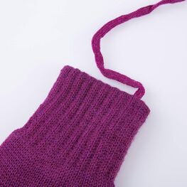 07821238-42 Варежки детские двухслойные для девочки фуксия фото №2