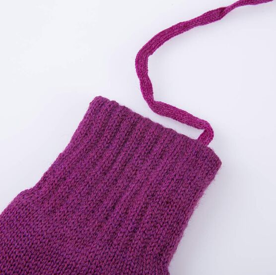 07821238-42 Варежки детские двухслойные для девочки фуксия фото №2