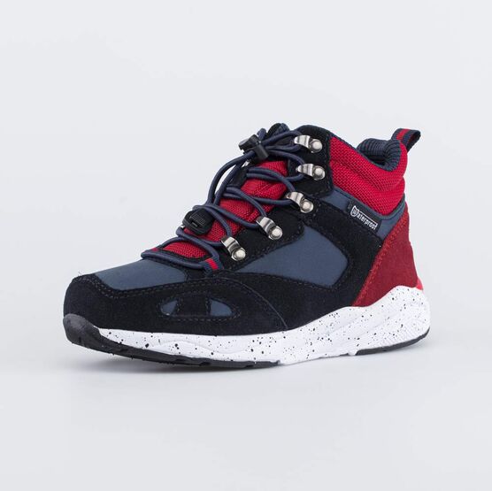 654819-84 Зимние ботинки с тинсулейт для мальчики син-кра