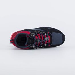 654819-84 Зимние ботинки с тинсулейт для мальчики син-кра фото №4