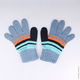 07722059-00 Перчатки голубые для мальчики голубой