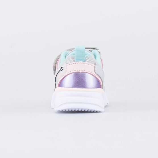 344426-71 Кроссовки для девочки сер-роз фото №5