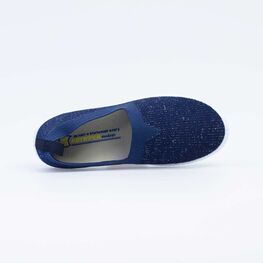 731087-11 Кеды из вязаного текстиля для девочки светло-синий фото №4