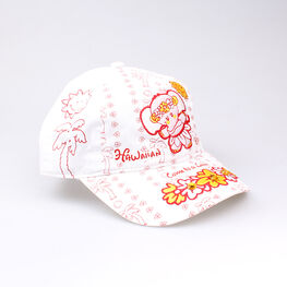 07811037-00 Бейсболка белая для девочки белый