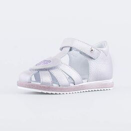 322167-22 Босоножки для девочки кожаные для девочки сиреневый