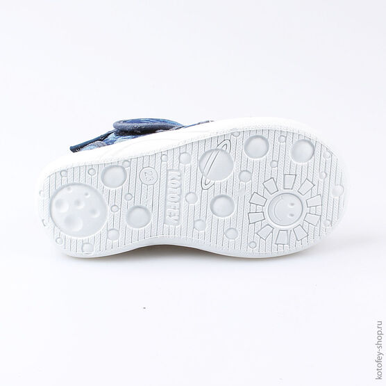 221066-11 Сандалии текстильные для мальчики светло-синий фото №3