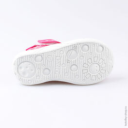 221044-12 Босоножки текстильные для девочки фуксия фото №3