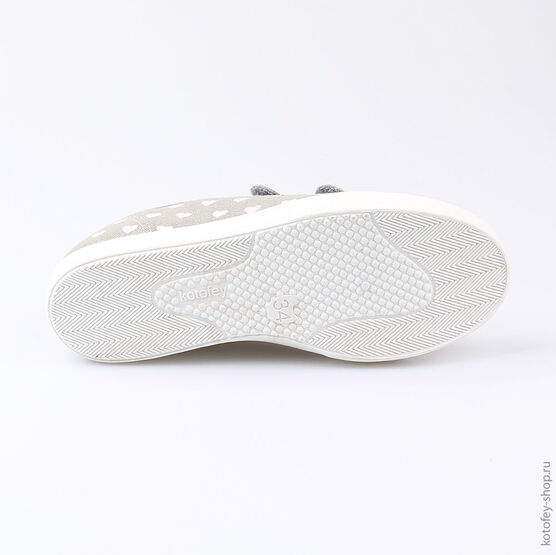 631094-11 Кеды для девочки серый фото №3