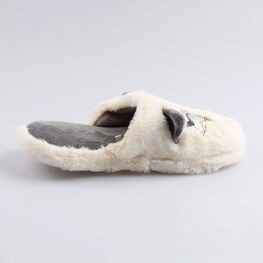 531123-12 Тапочки для девочки бел-сер фото №2