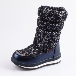 464919-42 Мембранные сапожки на молнии для девочки синий